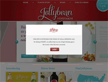 Tablet Screenshot of jellybeanwines.com